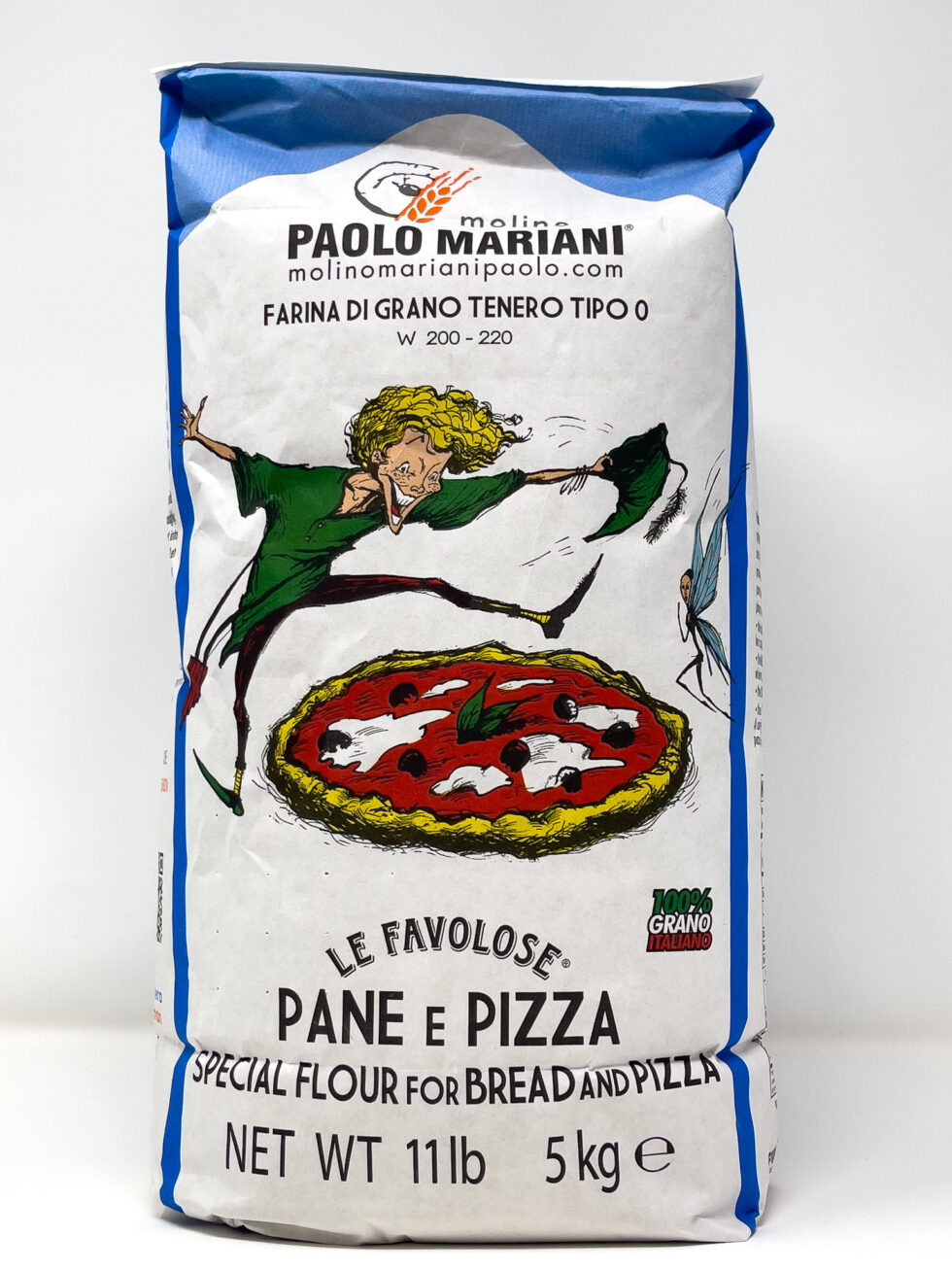 Farina per pane e pizza molino Paolo Mariani - confezione da 5 Kg