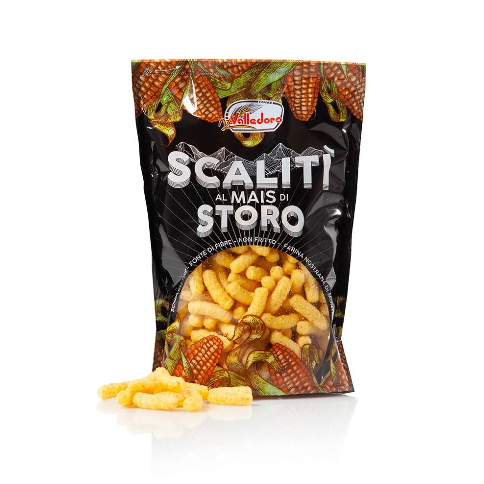 Scaliti snack di mais del Trentino alto Adige